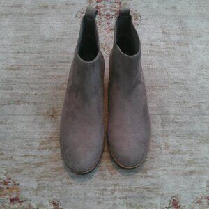 Lauren Blakwell Taupe Women's Wedge Boot Size 7